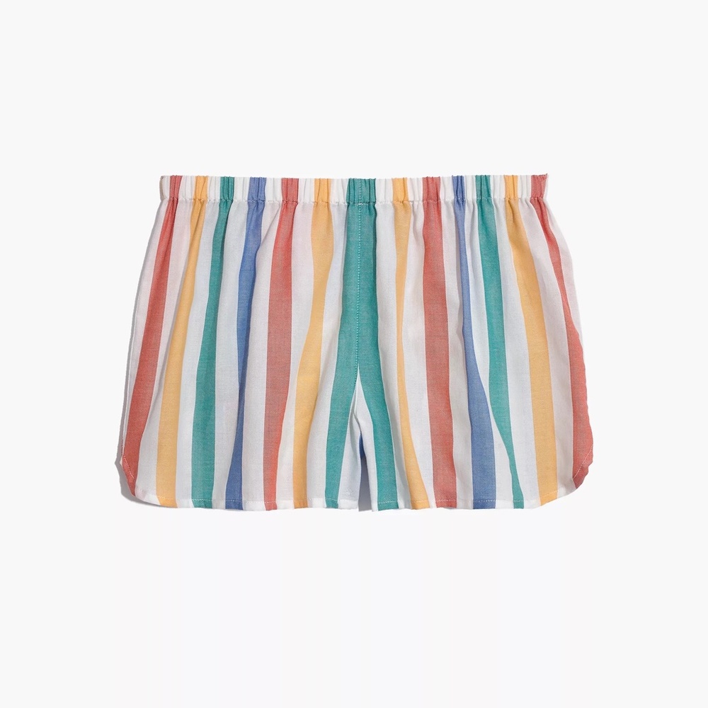 RESERVED - Madewell Striped Bedtime Pajama Shorts - Picture 4 of 7